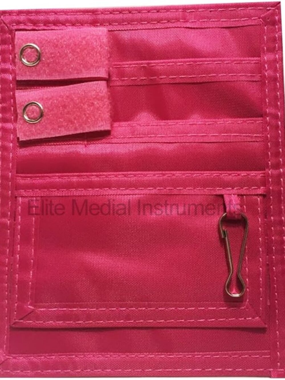 EMI Nylon 5 Pocket Nurse Scrub Organizer - PINK EAO-314-P